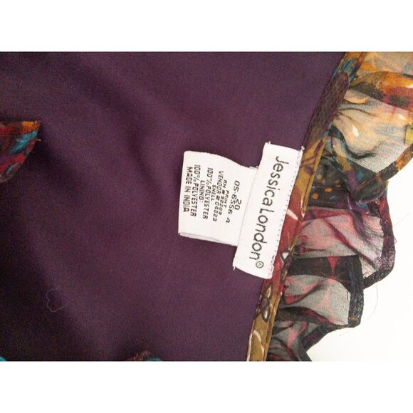 Jessica London Multicolor Maxi Dress - Picture 9 of 15